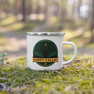 Happy Valley Wildlife Preserve Souvenir Enamel Camping Mug