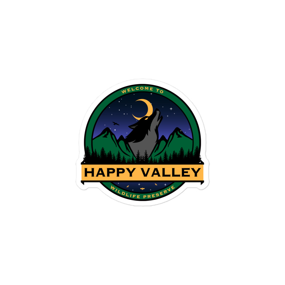 Welcome to Happy Valley - Die Cut Sticker - Wolf Edition - Image 2